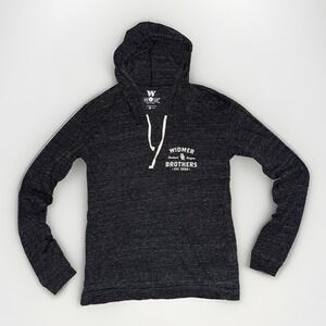 Widmer Brothers Brewing Portland OR Charcoal Gray Lightweight Hoodie Womens M/L
